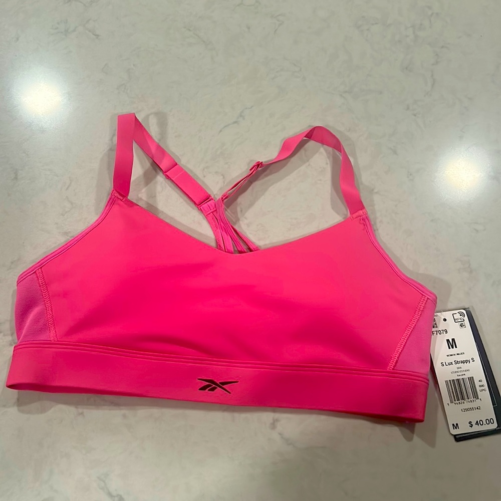 Brand New Reebok Lux Strappy Bra